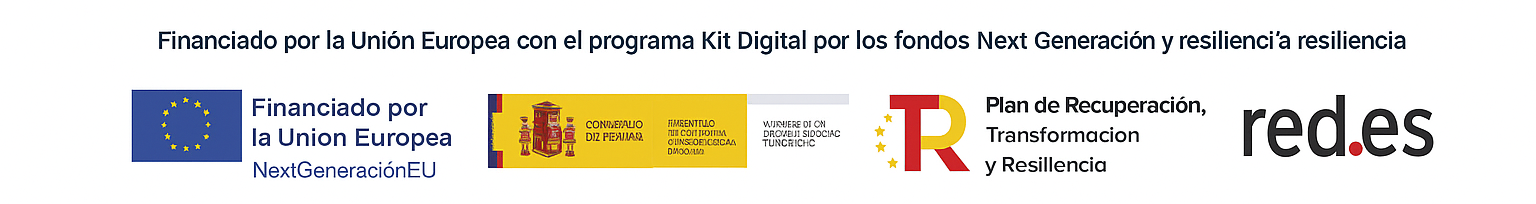 Financiado por la Unión Europea con el programa Kit Digital por los fondos Next Generation EU