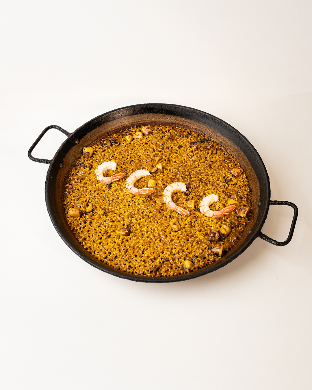 Arroz del senyoret en Cullera frente al mar